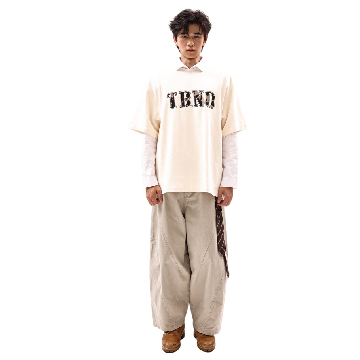 TRNO | Varsity Tee Grigio - SWAGANZ