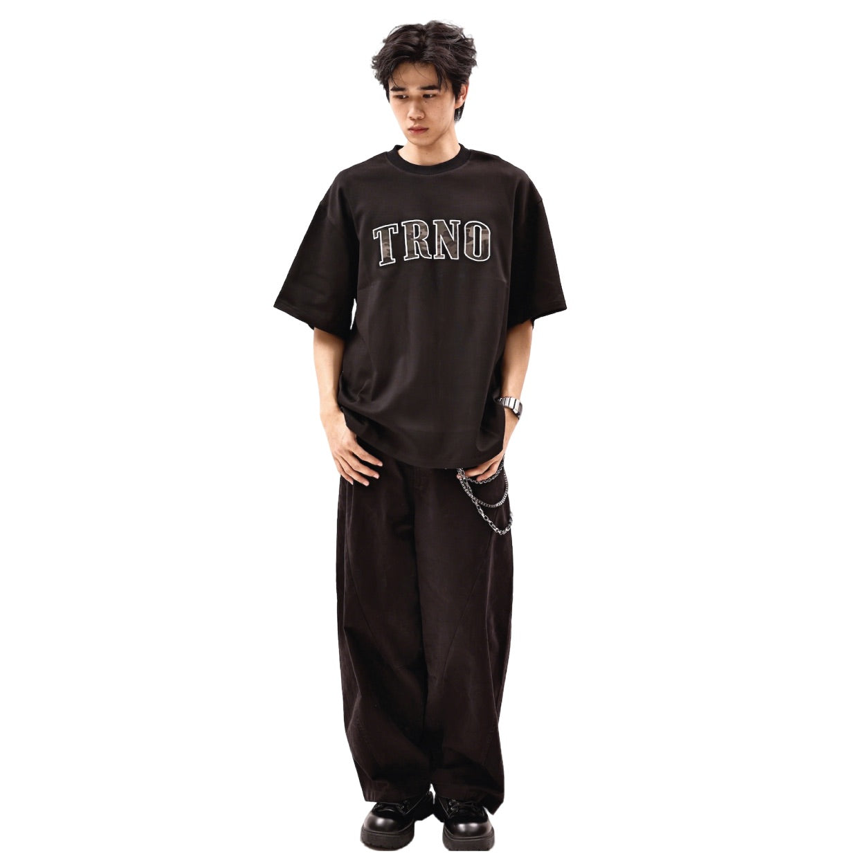 TRNO | Varsity Tee Nero - SWAGANZ