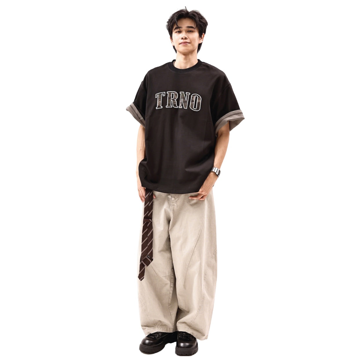 TRNO | Varsity Tee Nero - SWAGANZ