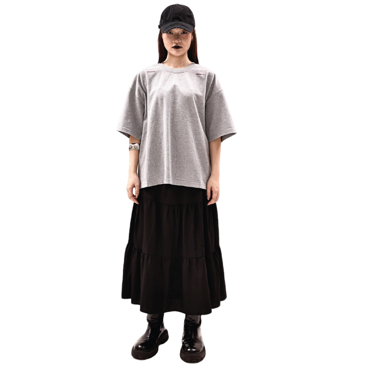 SOCIETY | Orda Mechanica Uniform Tee Grey - SWAGANZ