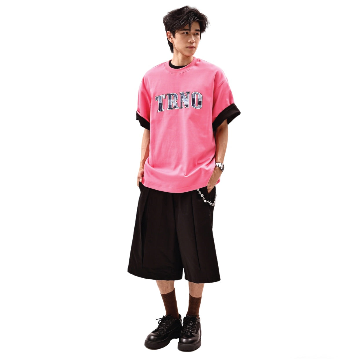 TRNO | Varsity Tee Denim - SWAGANZ