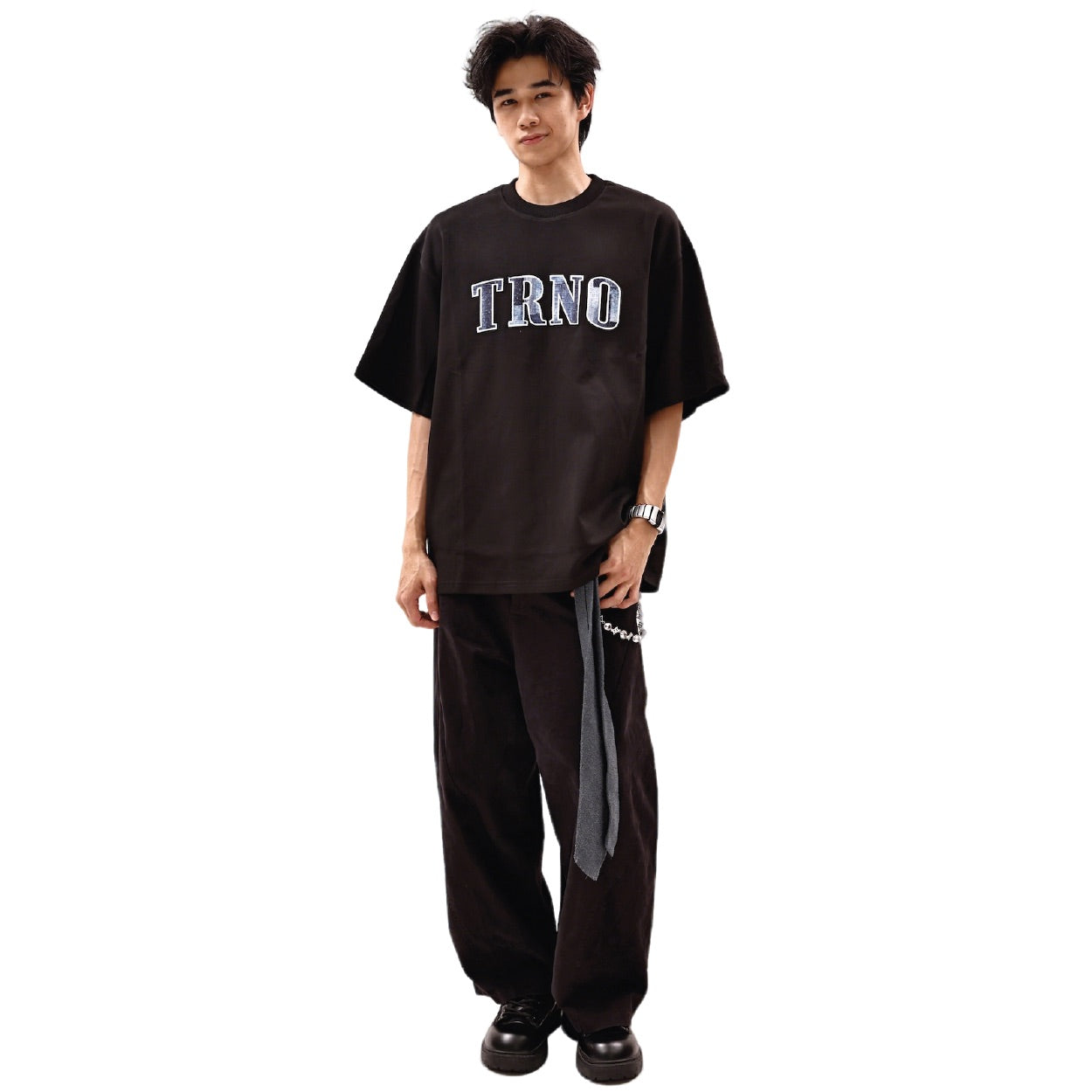 TRNO | Varsity Tee Denim - SWAGANZ