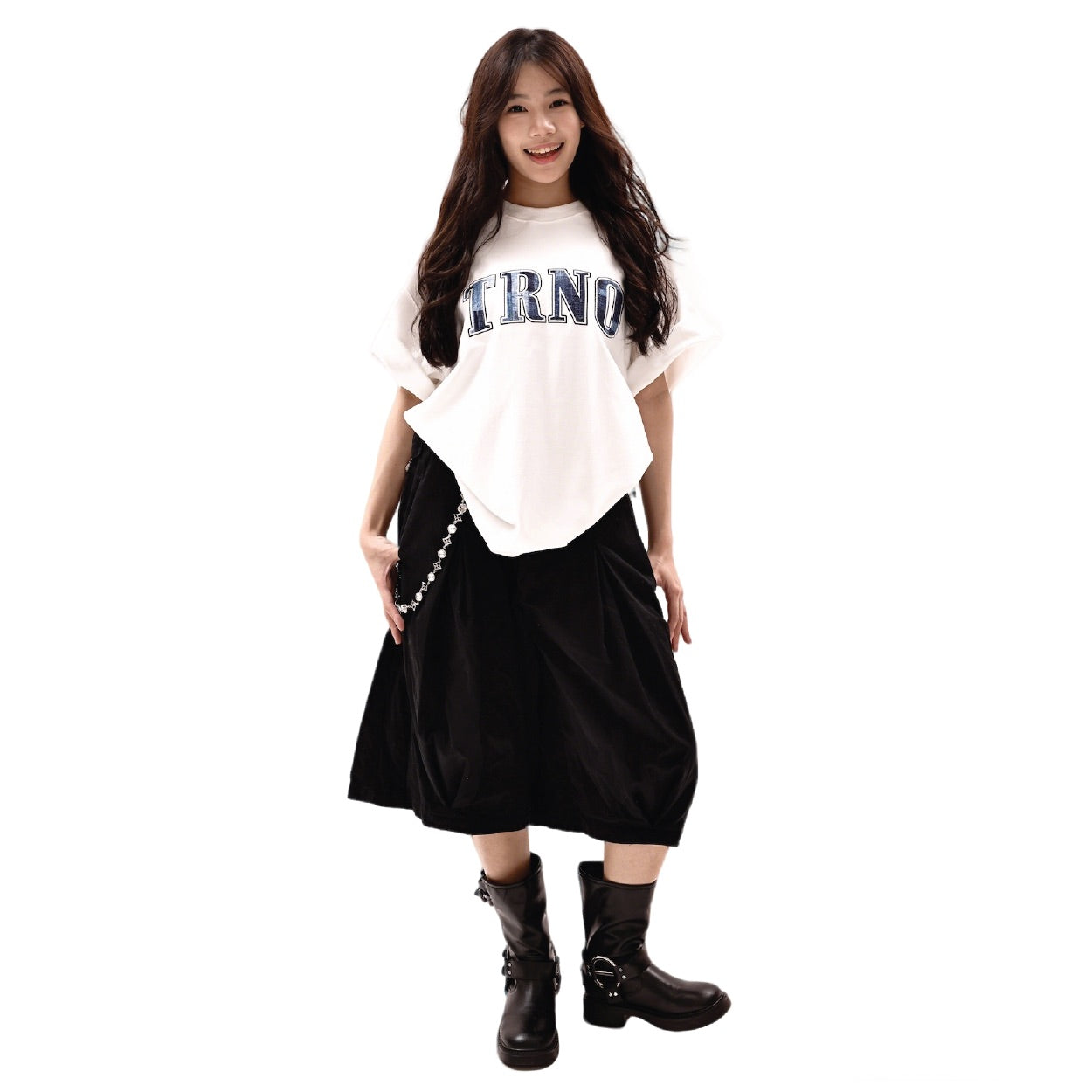 TRNO | Varsity Tee Denim - SWAGANZ