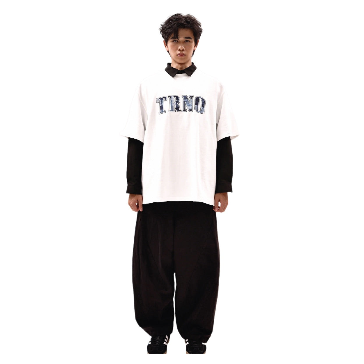 TRNO | Varsity Tee Denim - SWAGANZ