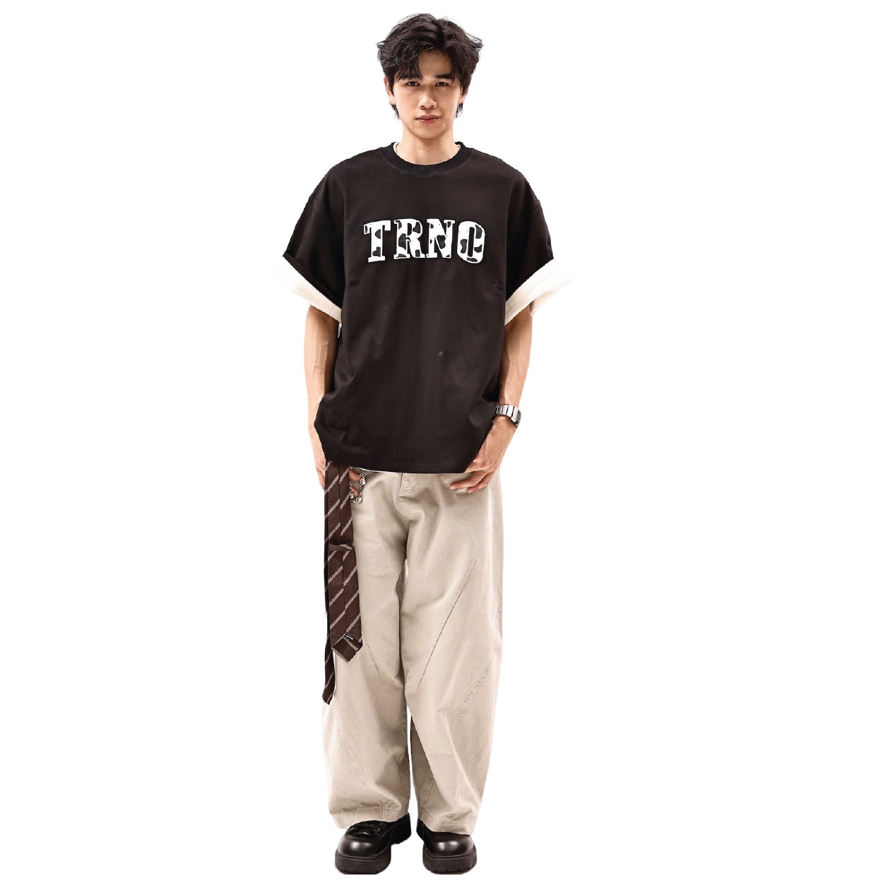 TRNO | Varsity Tee Milky - SWAGANZ