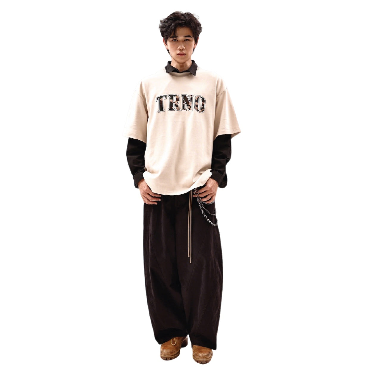 TRNO | Varsity Tee Grigio - SWAGANZ