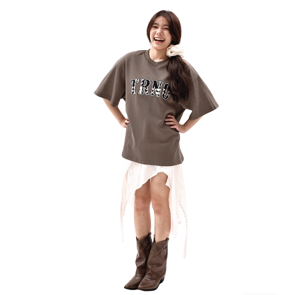 TRNO | Varsity Tee Check - SWAGANZ