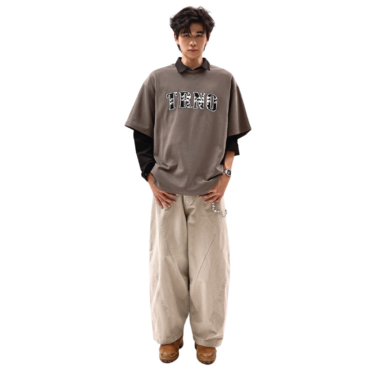 TRNO | Varsity Tee Check - SWAGANZ