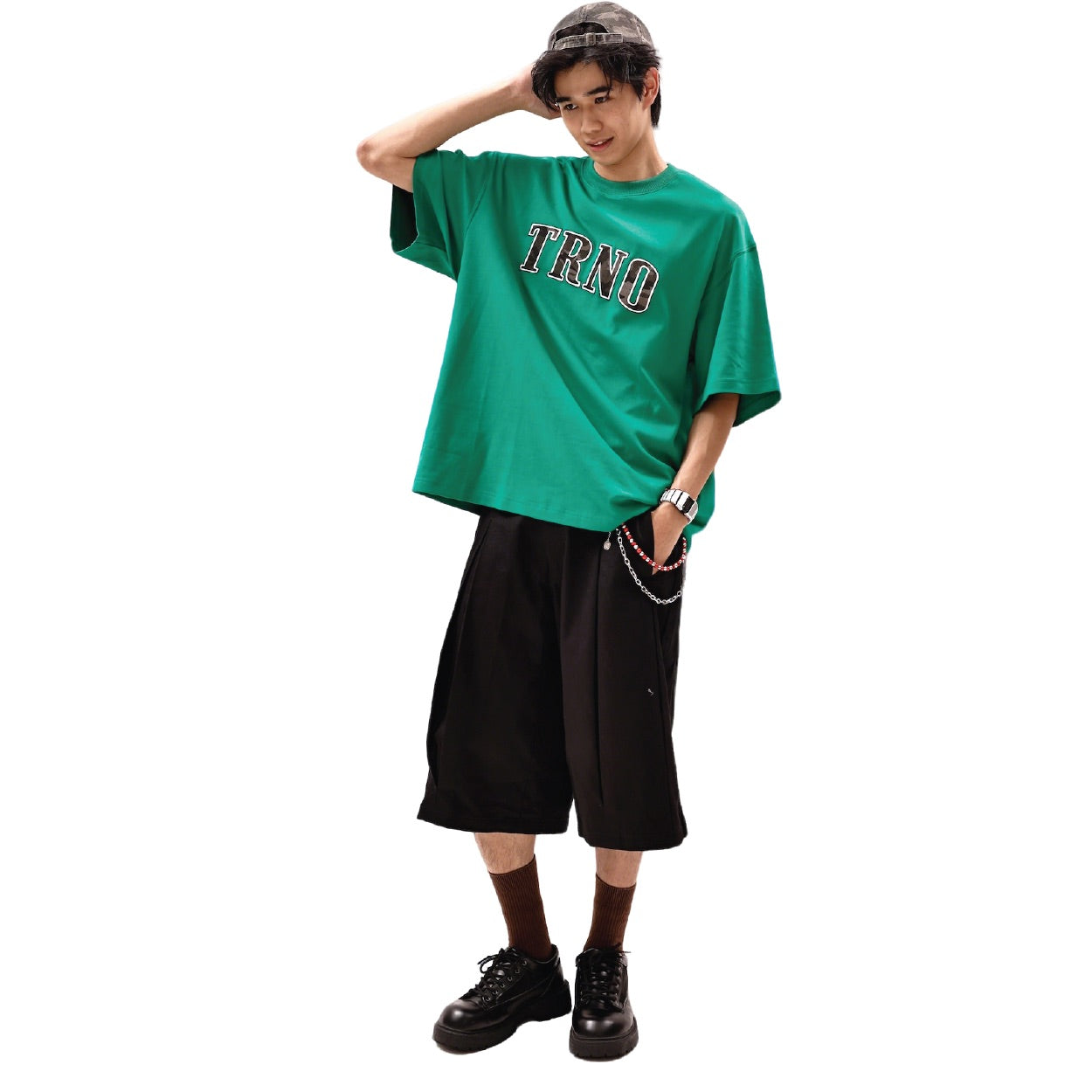 TRNO | Varsity Tee Nero - SWAGANZ