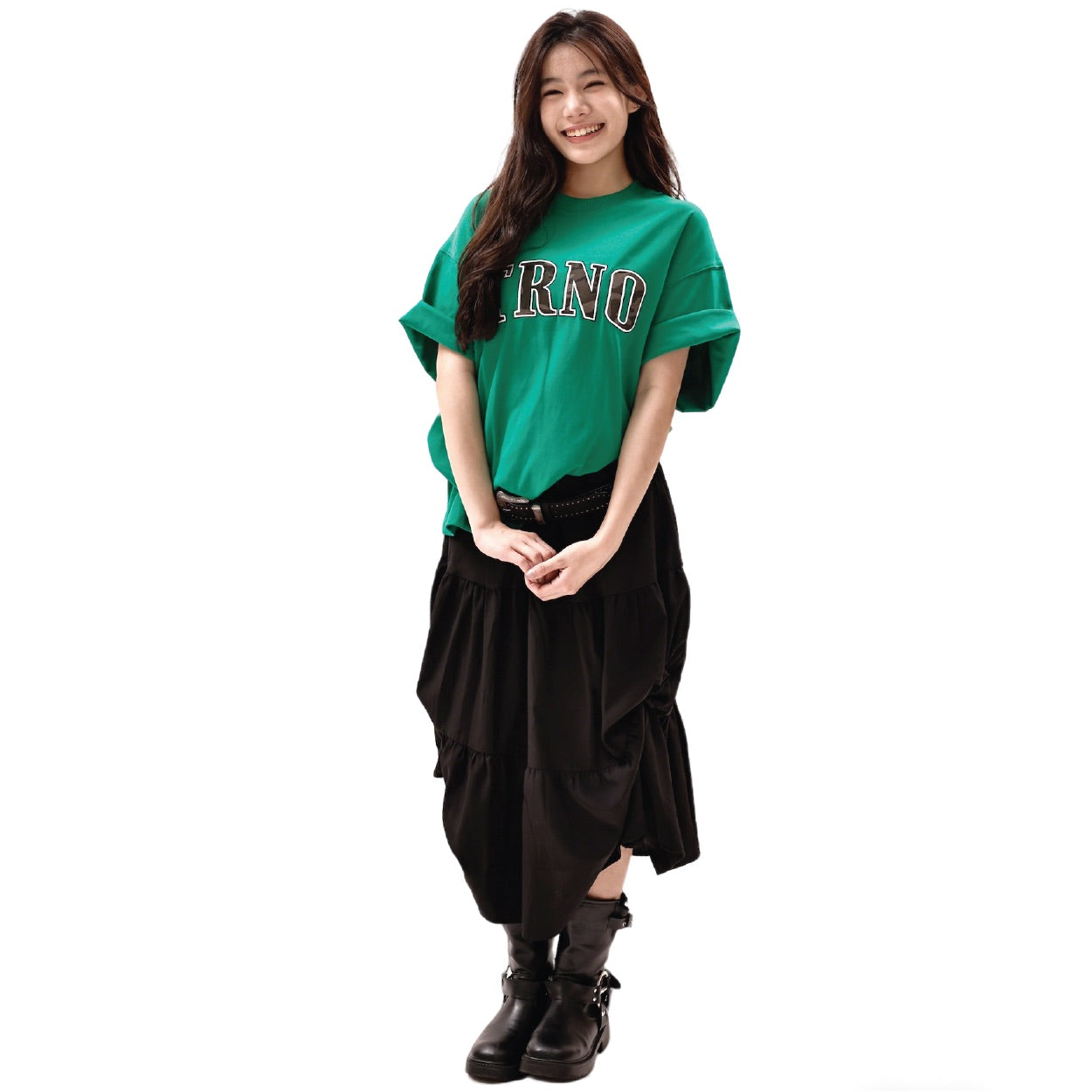 TRNO | Varsity Tee Nero - SWAGANZ