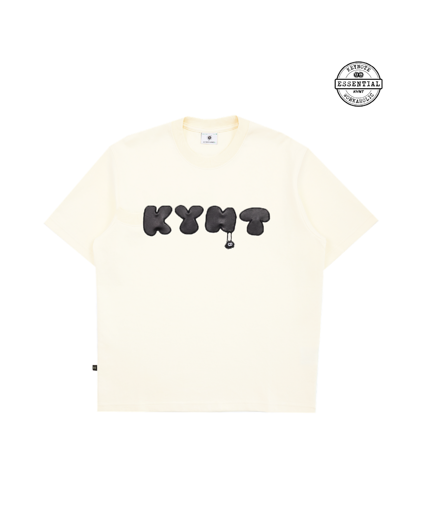 KEYNOTE | Workaholic Messy Tee Cream - SWAGANZ