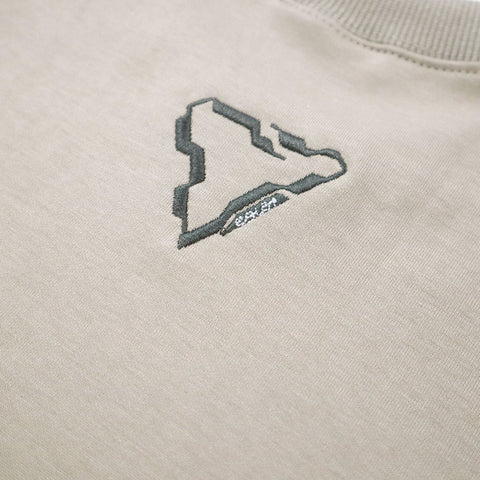 Eglaf | INF Embroidery Logo Tee Greyish Brown