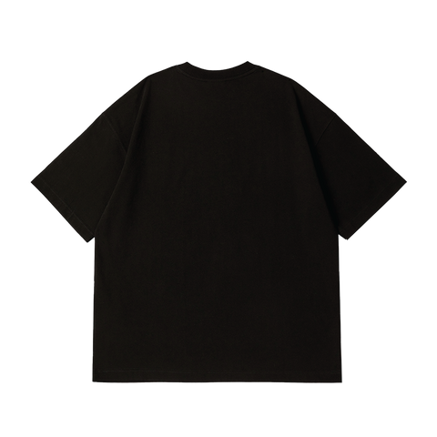 LifeWork | Embroidery Mono Figure S/S T-Shirt Black