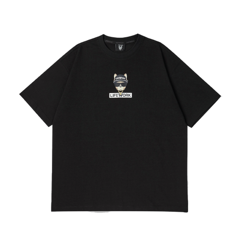 LifeWork | Checkerboard Hipdok S/S T-Shirt Black