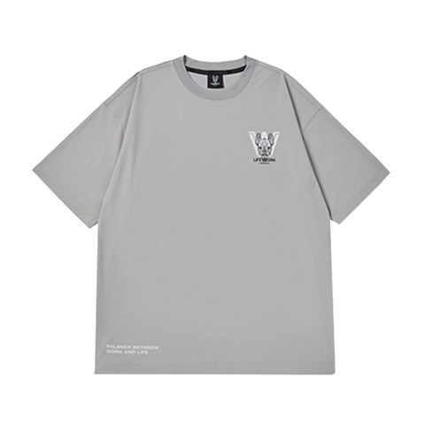 LIfeWork | Common Venturi Minimaladok S/S T-Shirt Light Grey
