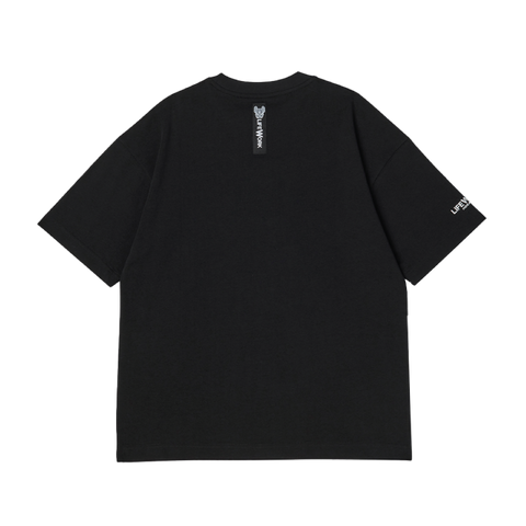 LifeWork | Hipdok Applique S/S T-Shirt Black