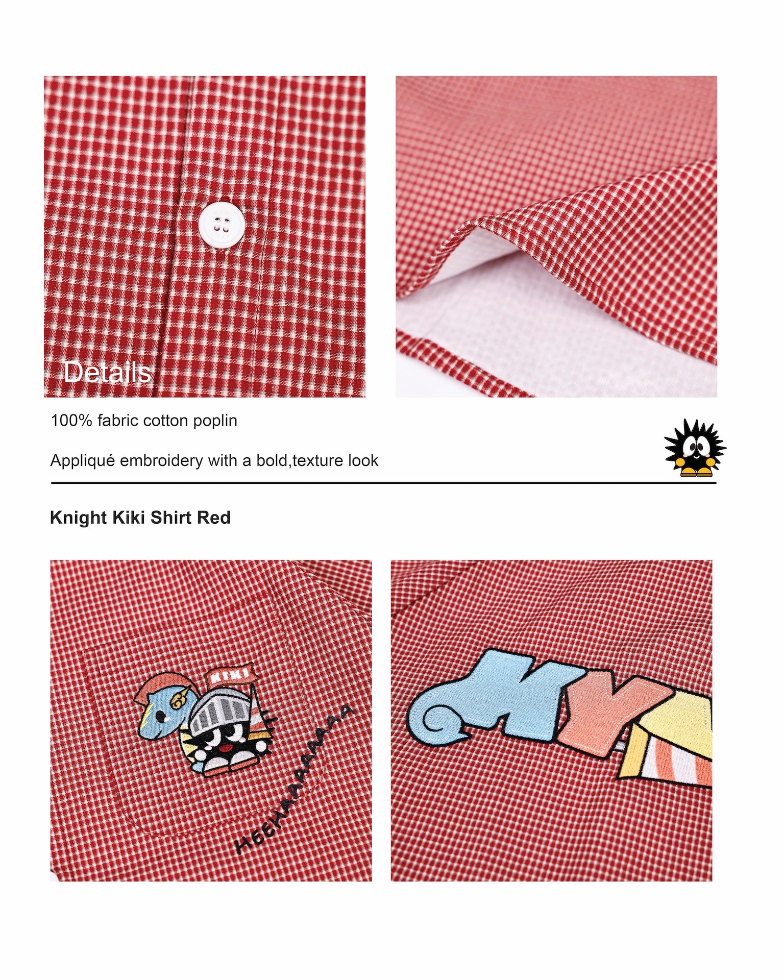 KEYNOTE | Man Knighty Kiki Shirt Red - SWAGANZ