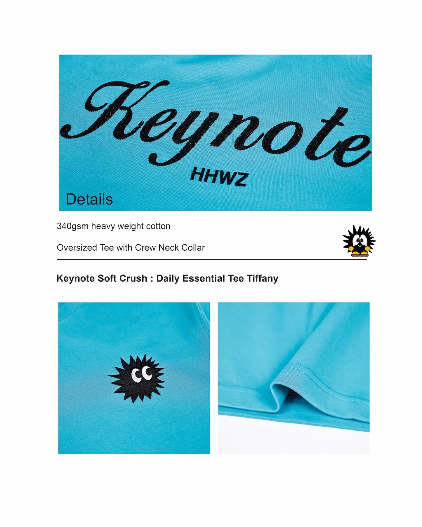 KEYNOTE | Daily Essential Tee Tiffany - SWAGANZ