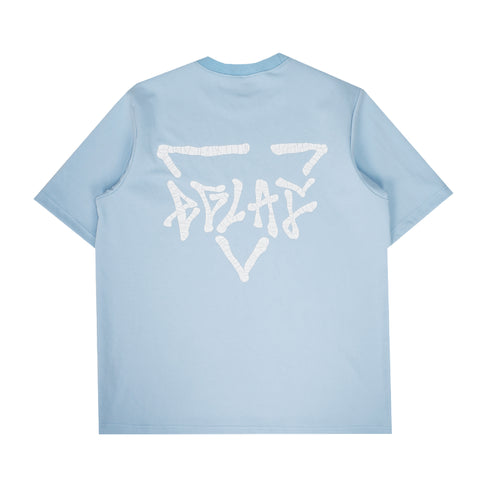 EGLAF | Crack Logo Oversize T-Shirt (Blue)
