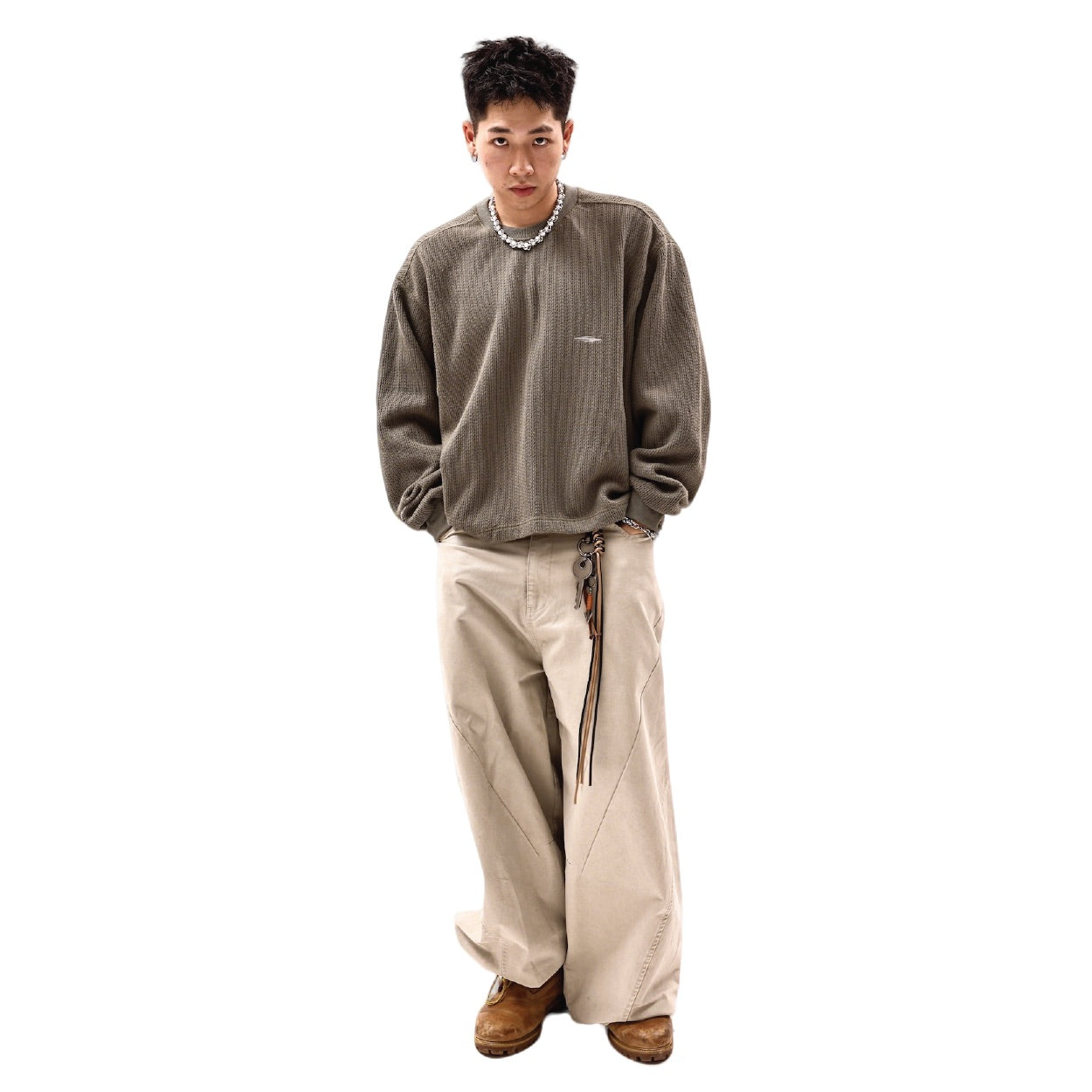 SOCIETY | Orda Mechanica Knitted Uniform L/S Green - SWAGANZ