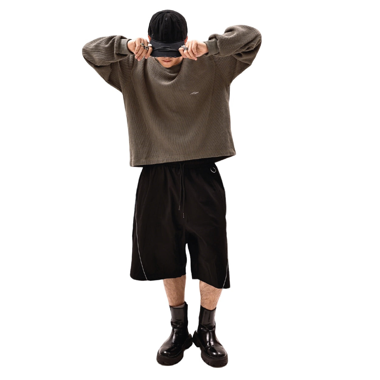 SOCIETY | Orda Mechanica Knitted Uniform L/S Green - SWAGANZ
