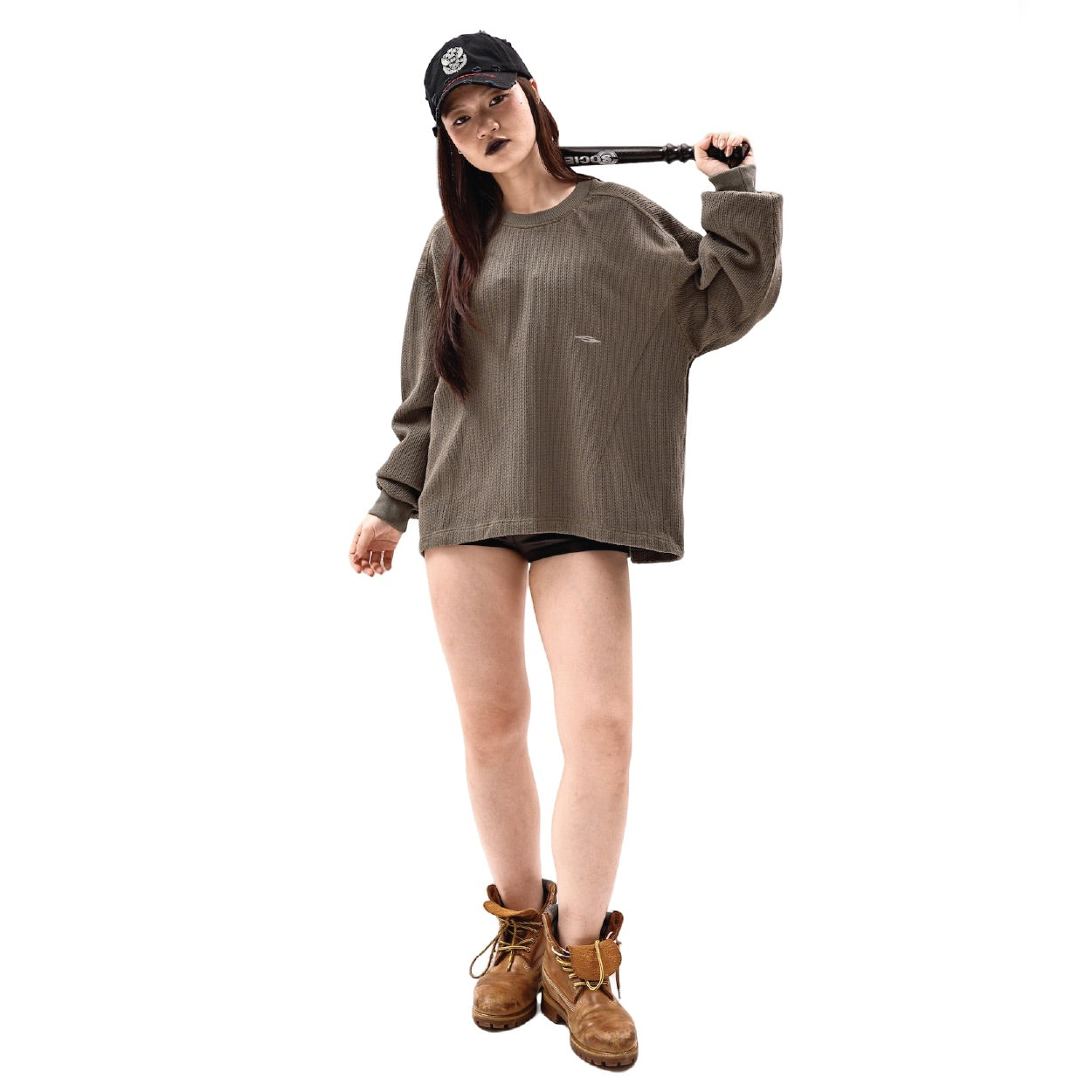 SOCIETY | Orda Mechanica Knitted Uniform L/S Green - SWAGANZ