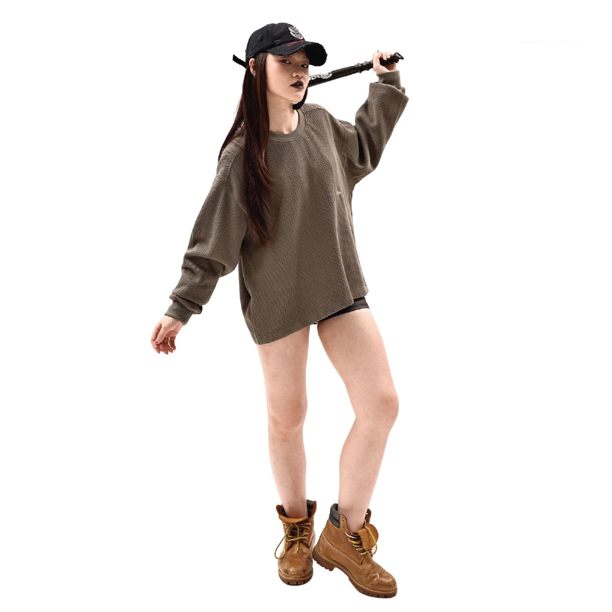 SOCIETY | Orda Mechanica Knitted Uniform L/S Green - SWAGANZ