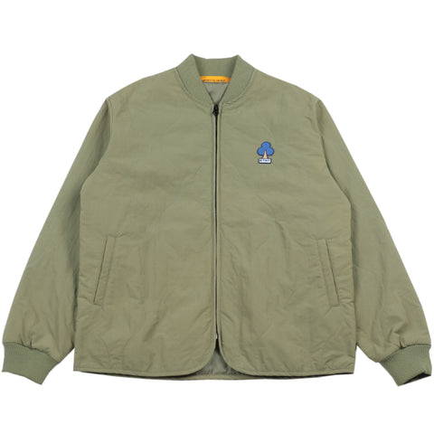 KEYNOTE | Thin Cotton Padded Jacket Green