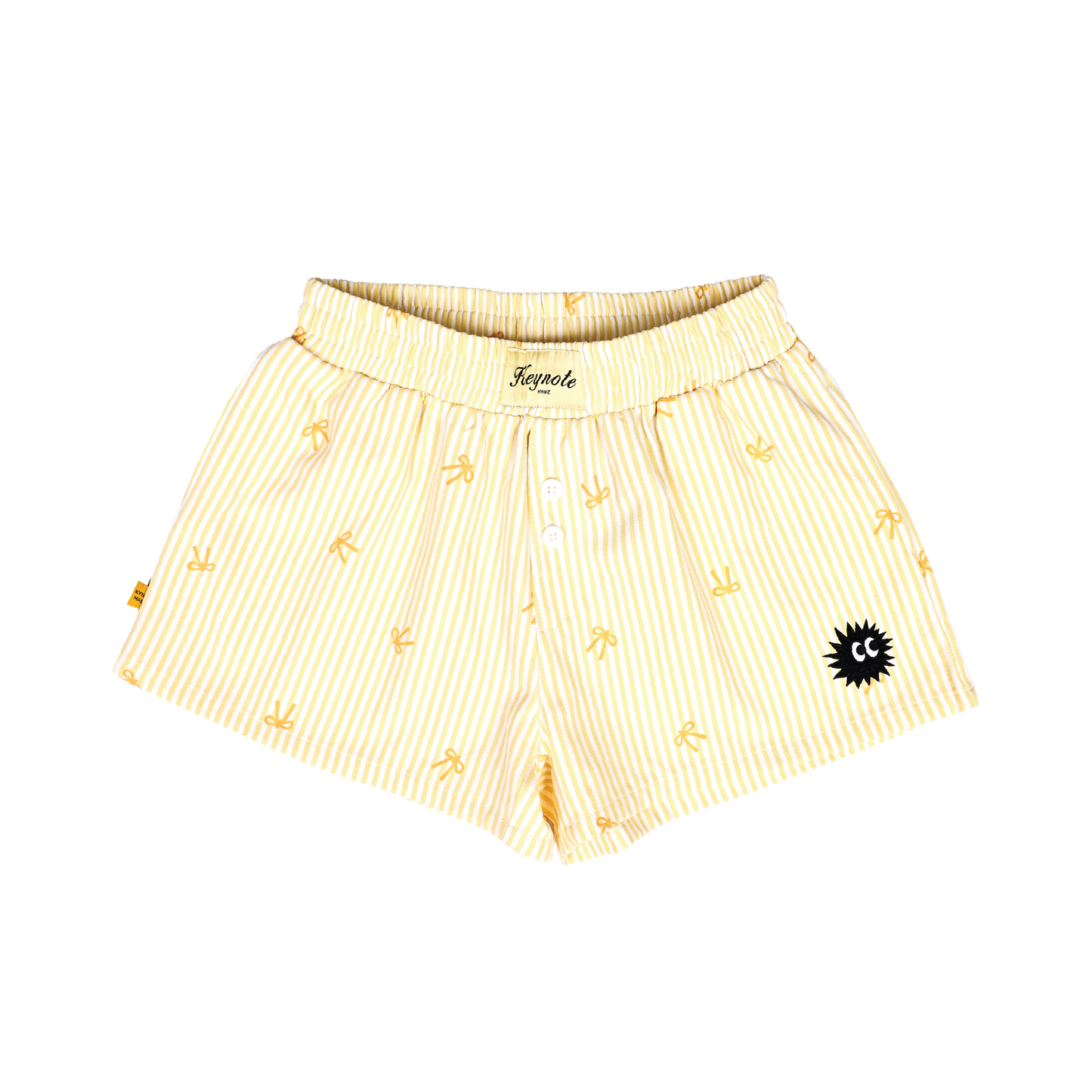 KEYNOTE | Bow Mini Shorts Yellow - SWAGANZ
