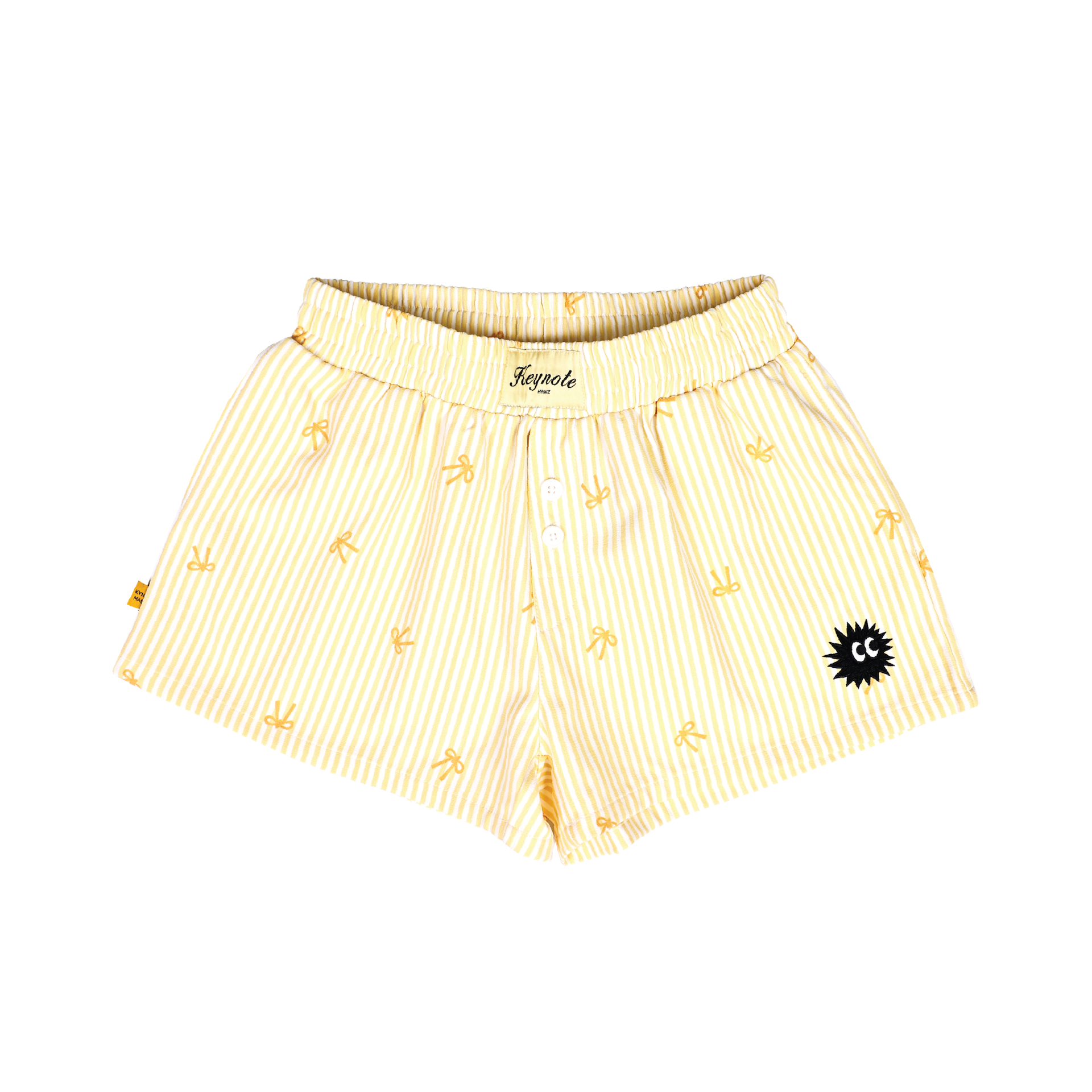 KEYNOTE | Bow Mini Shorts Yellow - SWAGANZ