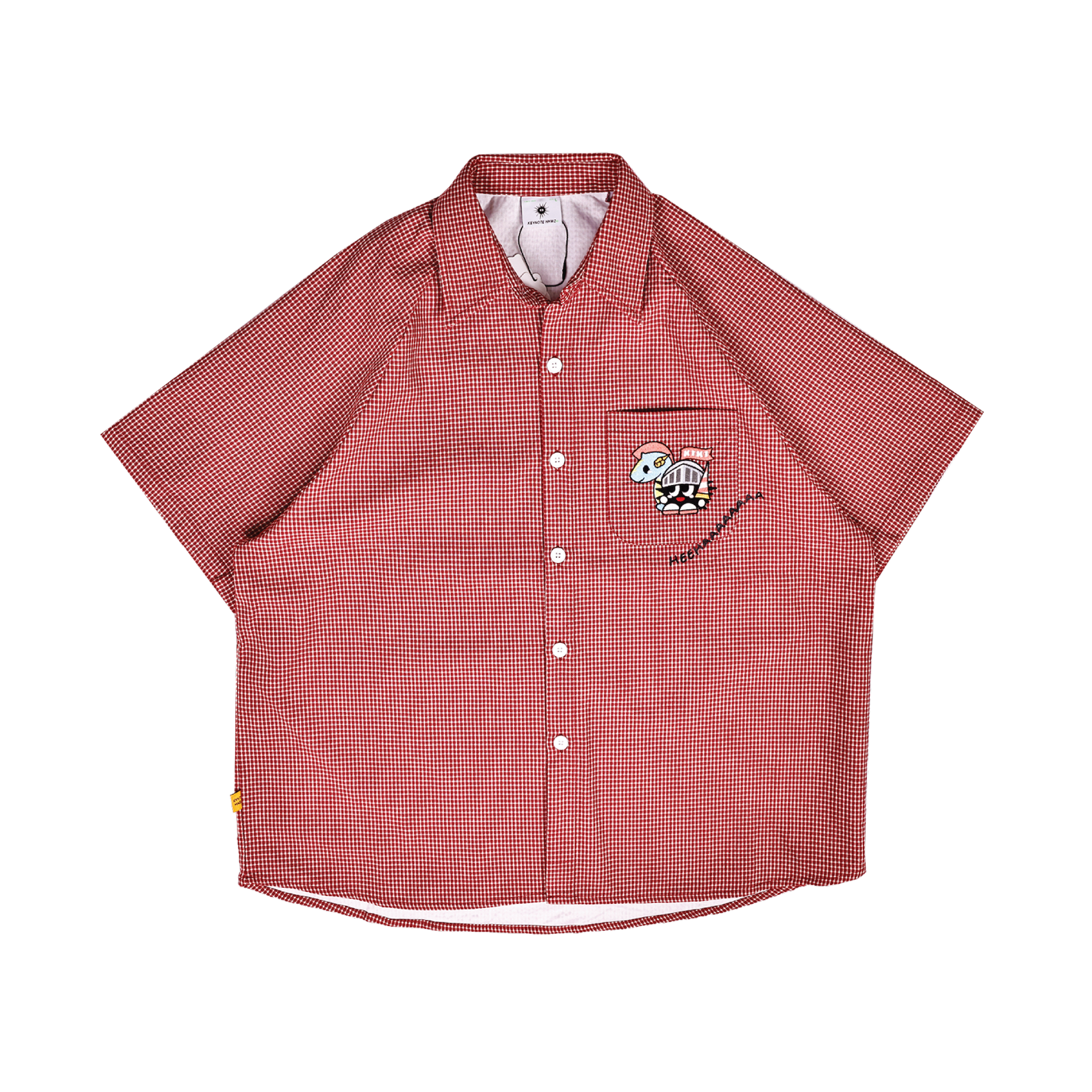 KEYNOTE | Man Knighty Kiki Shirt Red - SWAGANZ