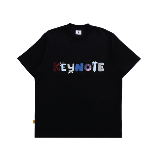 KEYNOTE | Holiday Patchwork Tee Black - SWAGANZ