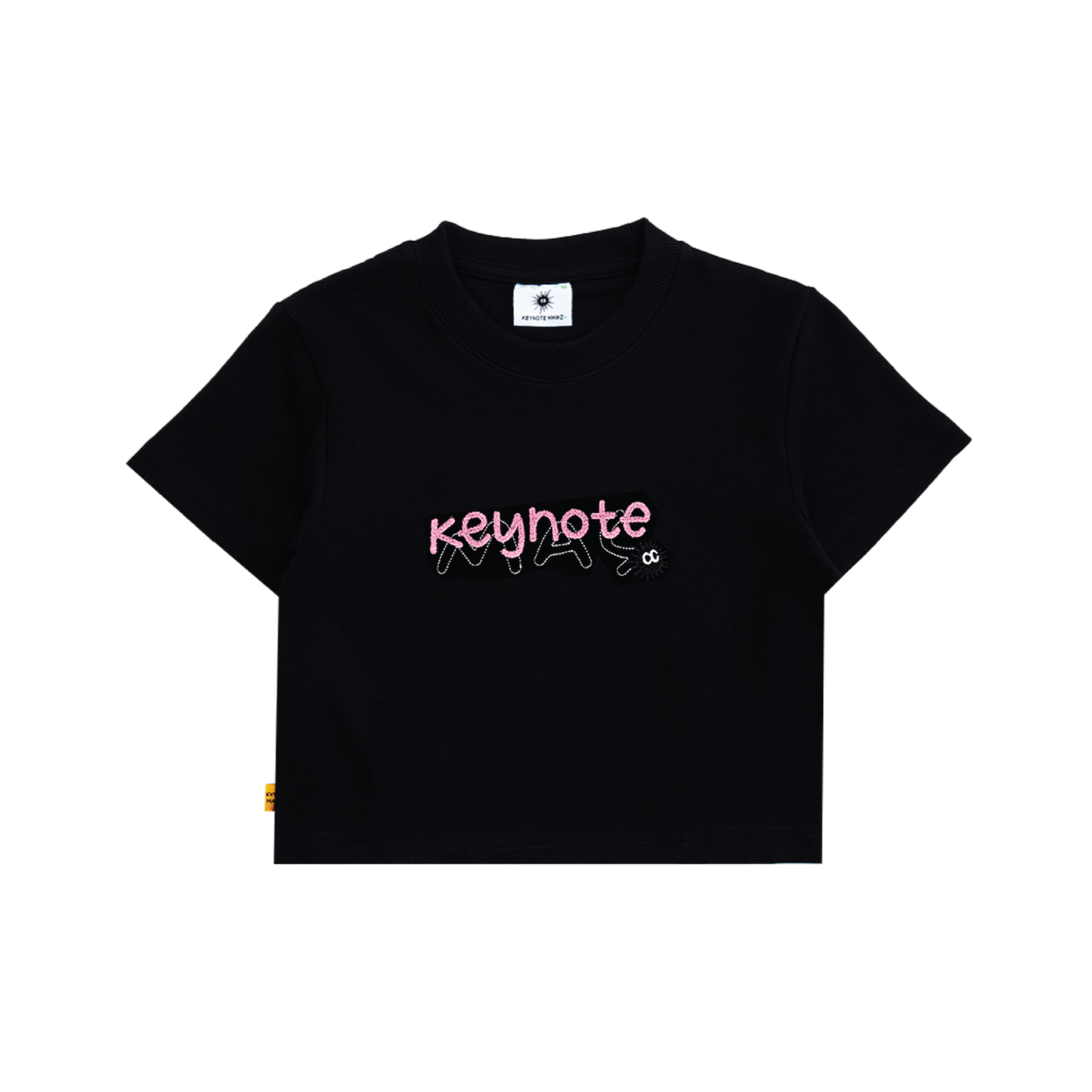 KEYNOTE | Daily Crop Top Black - SWAGANZ