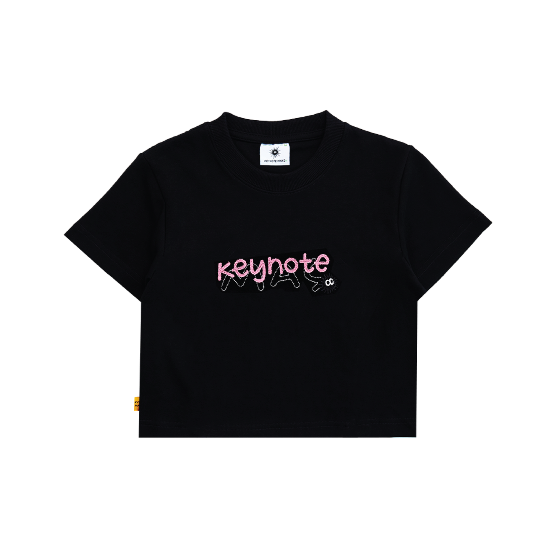 KEYNOTE | Daily Crop Top Black - SWAGANZ