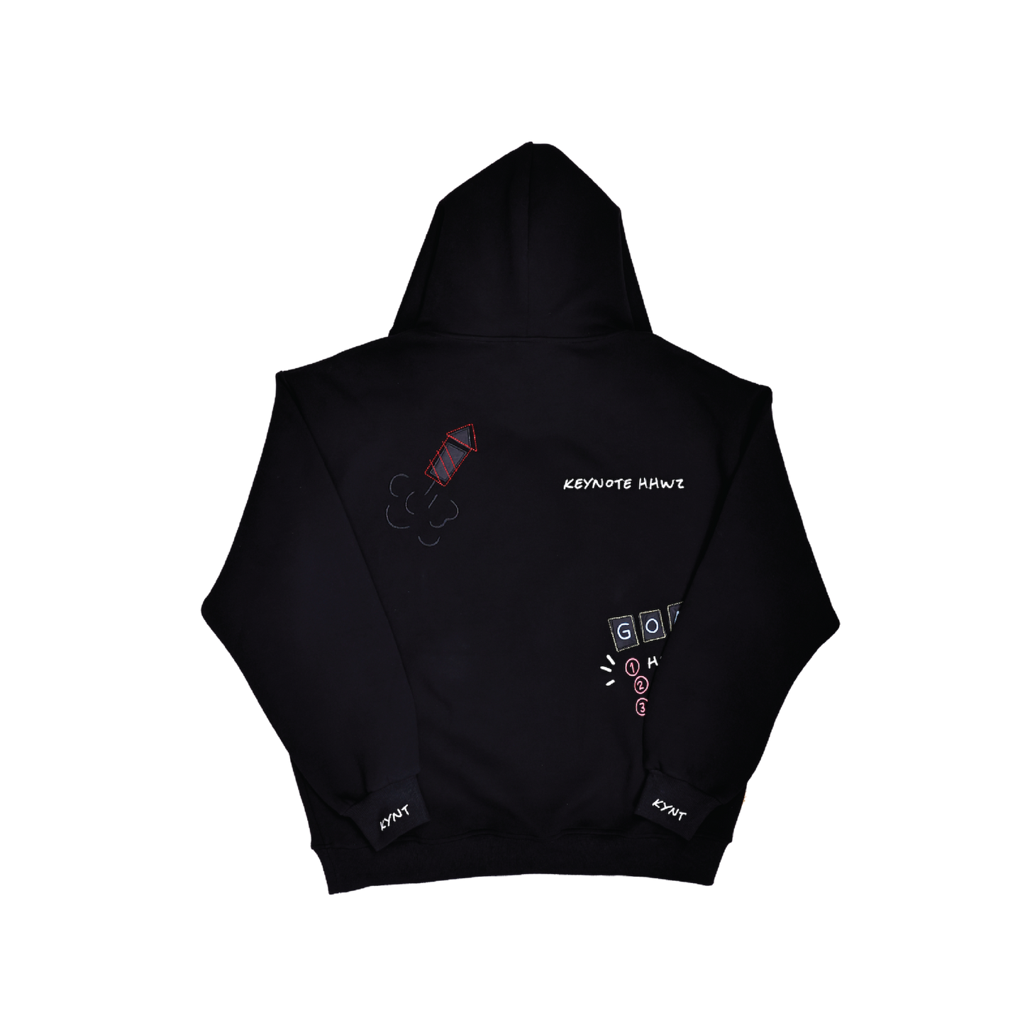 KEYNOTE | Ki-Goal Pullover Hoodie Black - SWAGANZ
