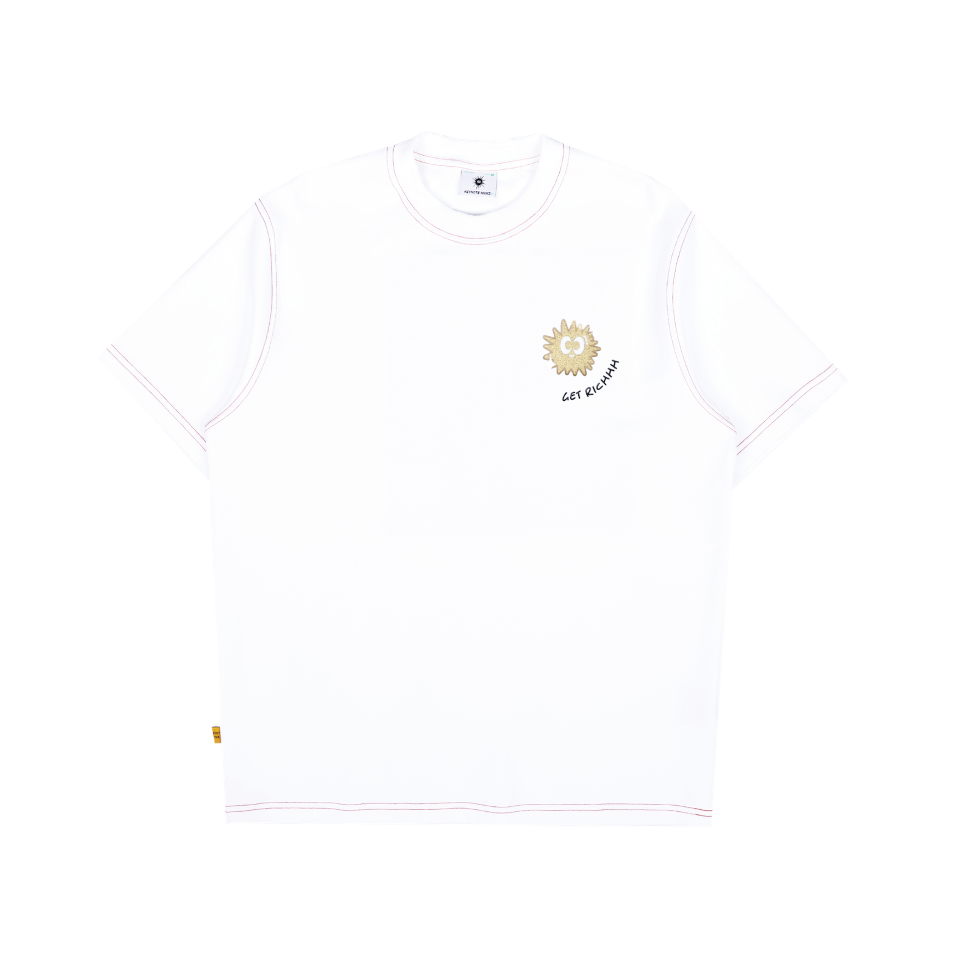 KEYNOTE | Golden Kiki Tee White - SWAGANZ