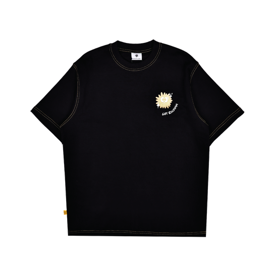 KEYNOTE | Golden Kiki Tee Black - SWAGANZ