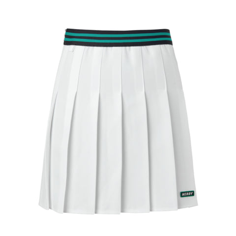 NERDY x MONTANA | Women's Tennis Skirt White
