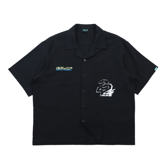 EGLAF | MV Boxy Shirt Black