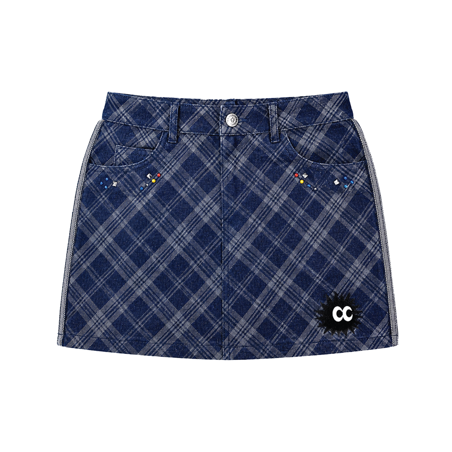 KEYNOTE | Sport Club Denim Mini Skirt