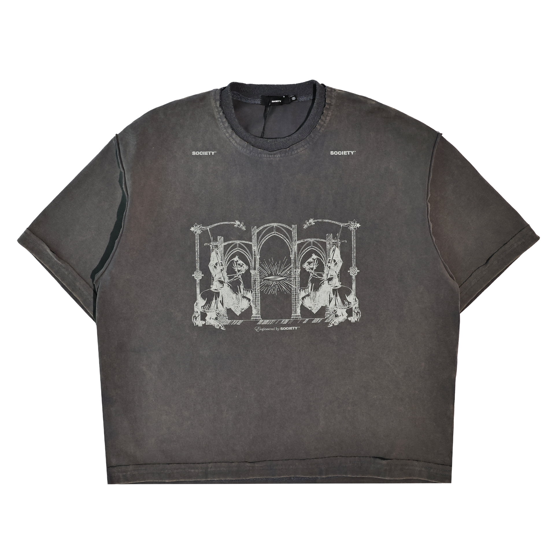 SOCIETY | eye of society tee brown - SWAGANZ