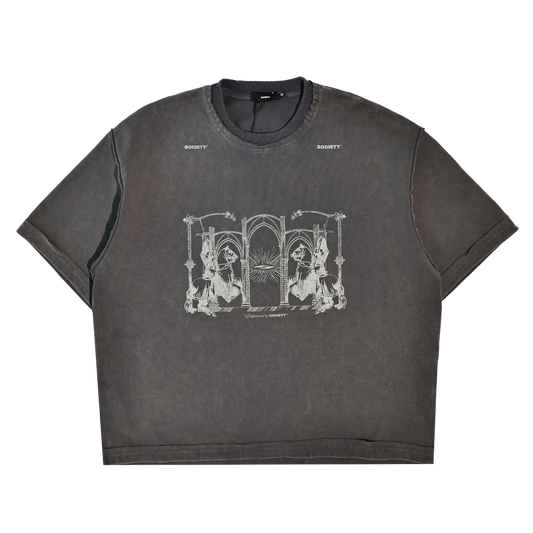 SOCIETY | eye of society tee brown - SWAGANZ