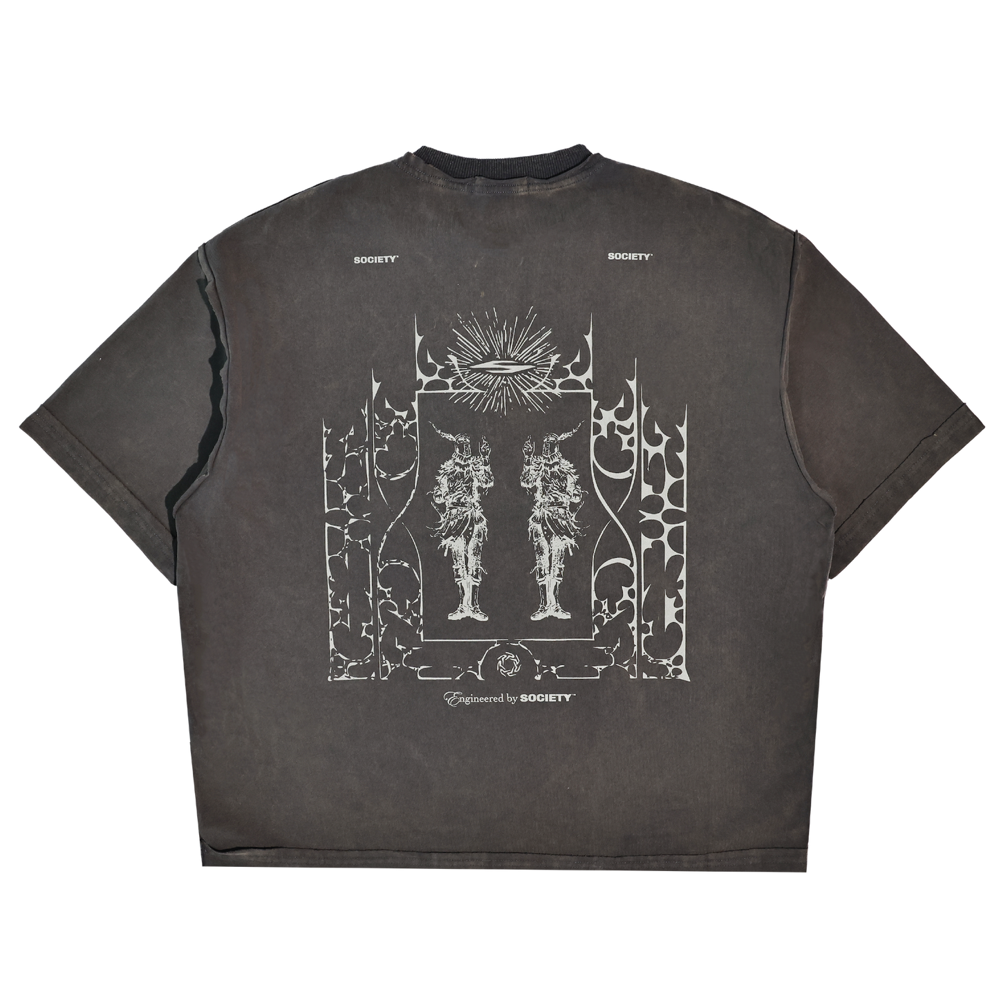 SOCIETY | eye of society tee brown - SWAGANZ