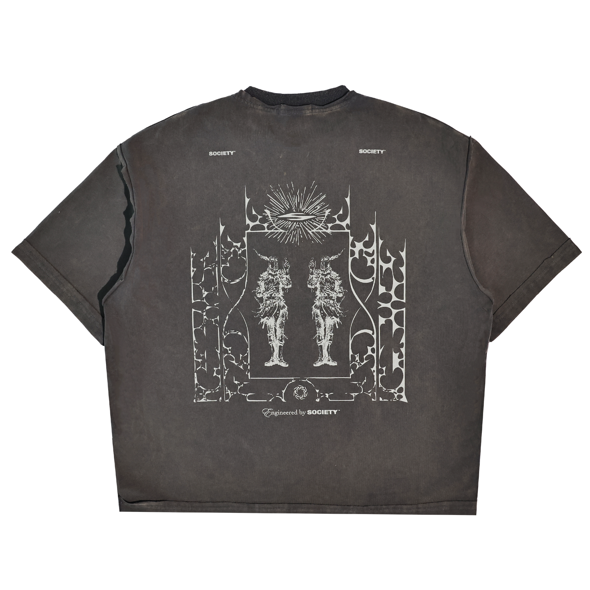SOCIETY | eye of society tee brown - SWAGANZ