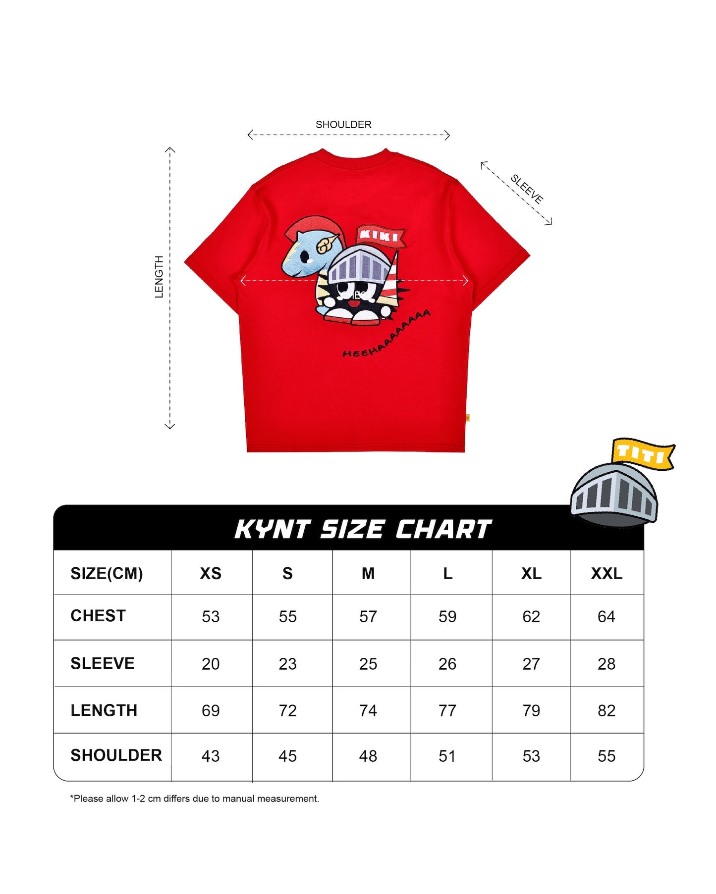 KEYNOTE | Knighty Kiki Tee Red - SWAGANZ