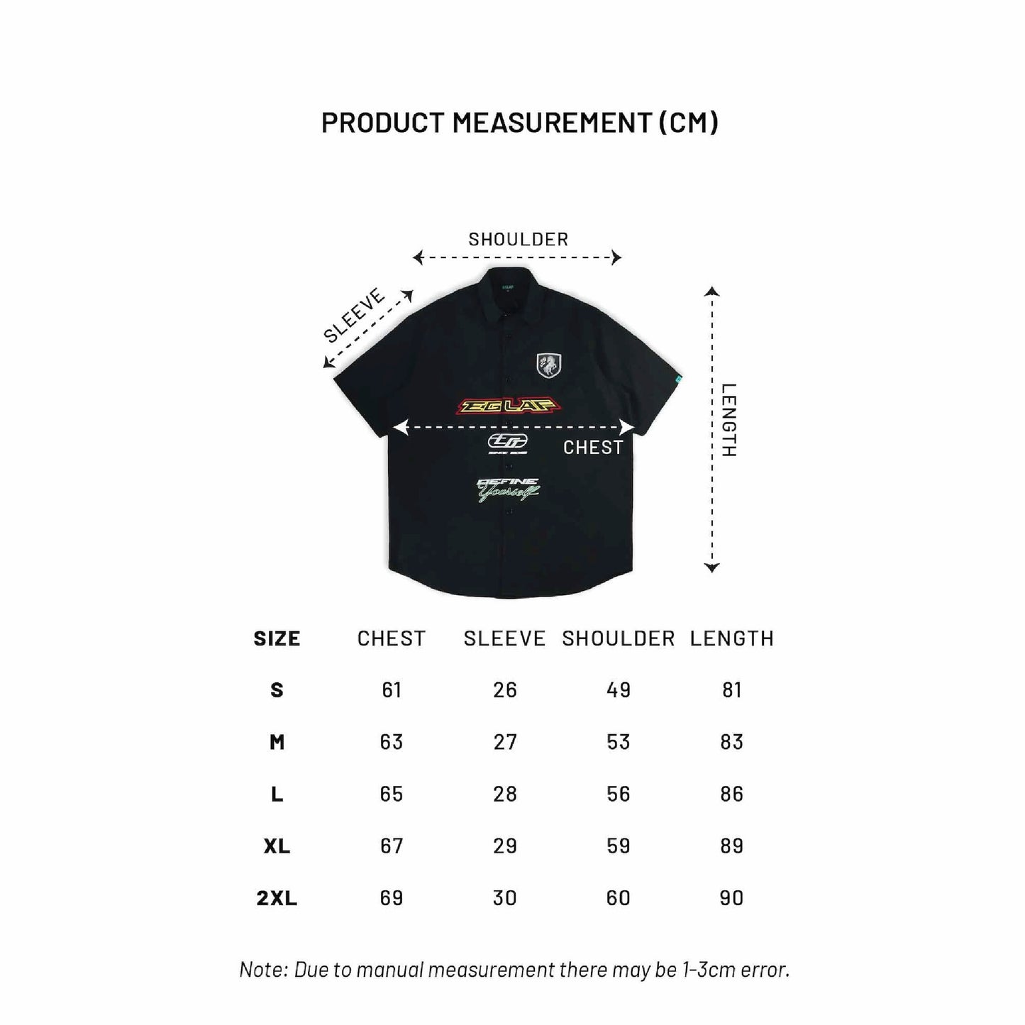 EGLAF | RU Multi Logos Shirt Black - SWAGANZ