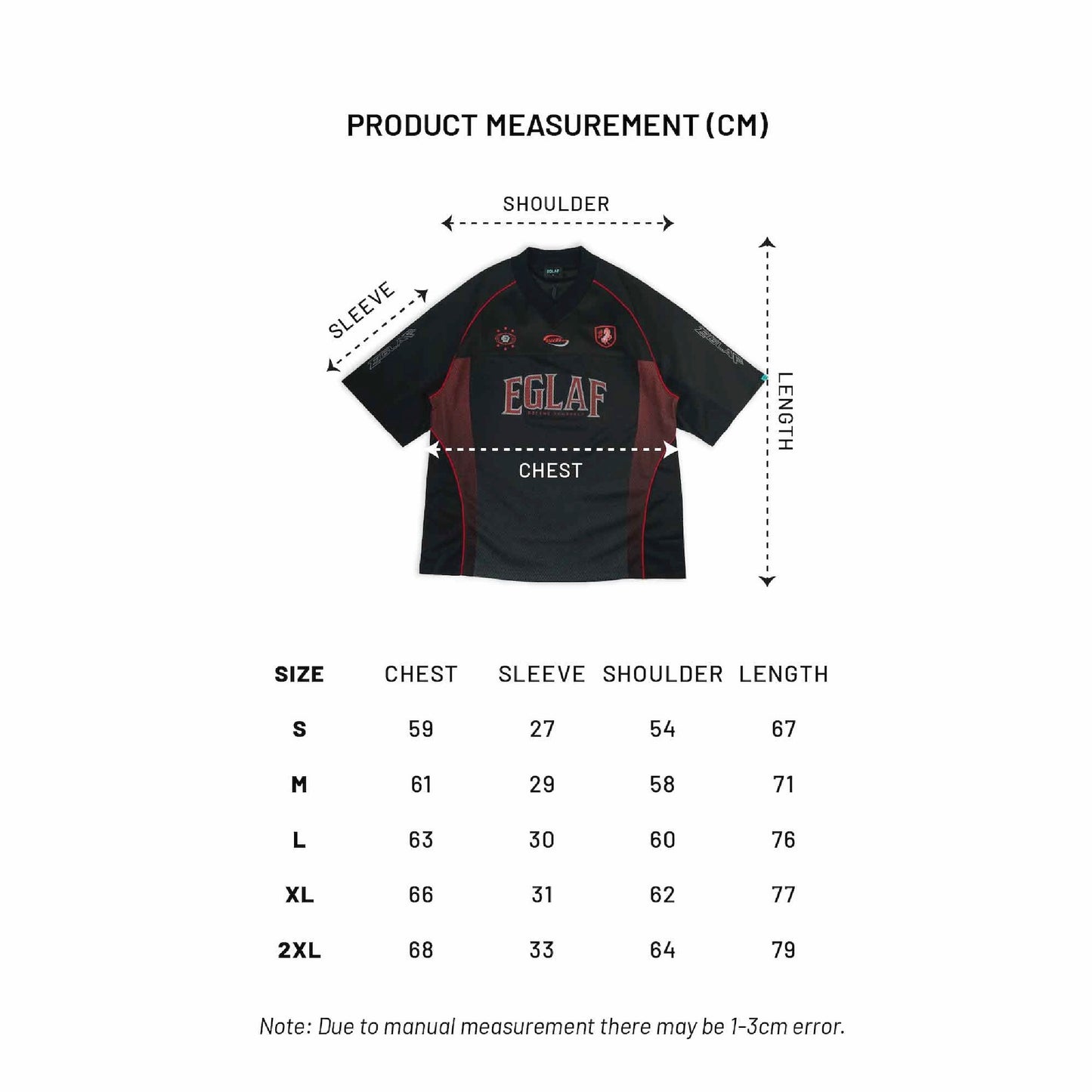 EGLAF | RU Stallion NFL Jersey Black - SWAGANZ