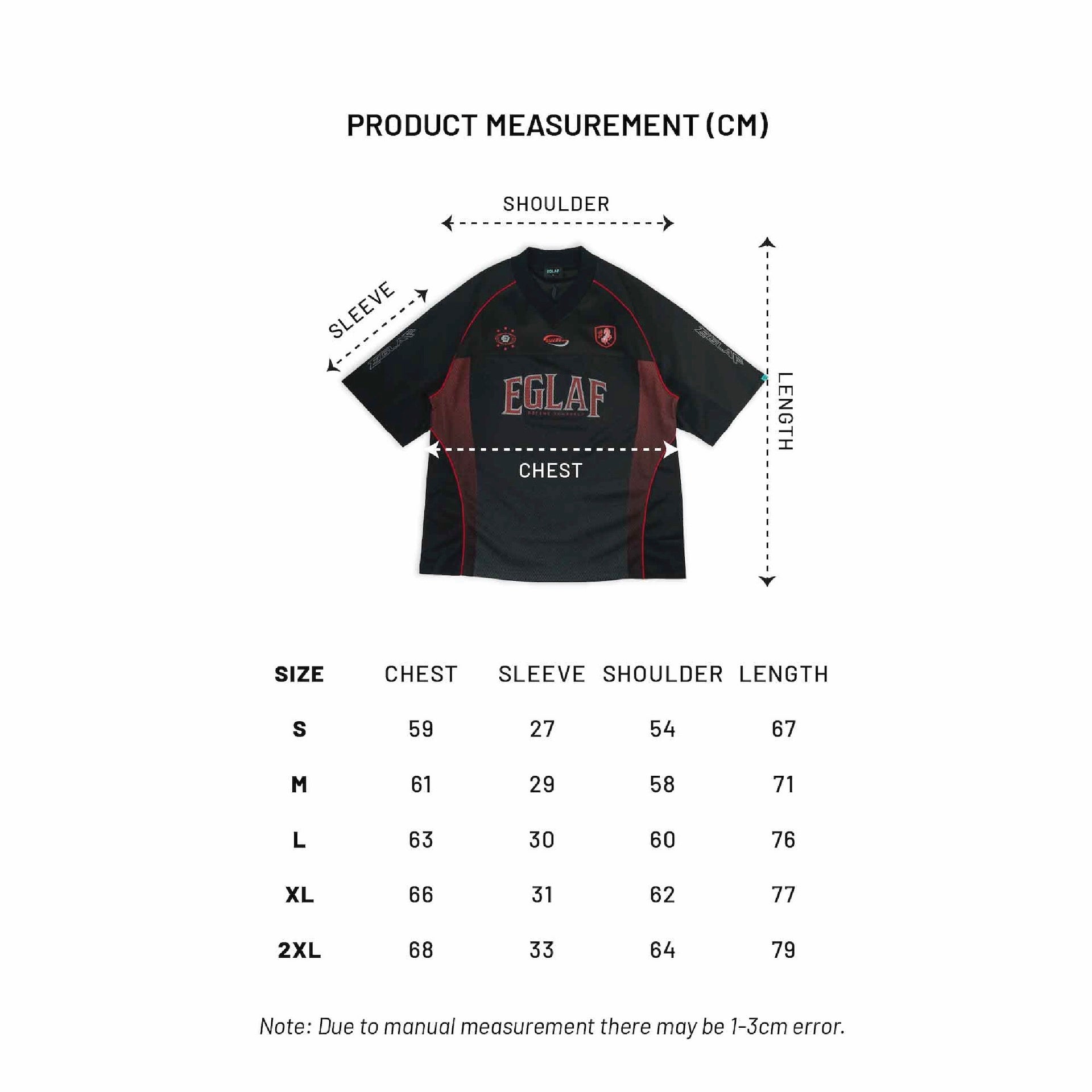 EGLAF | RU Stallion NFL Jersey Black - SWAGANZ