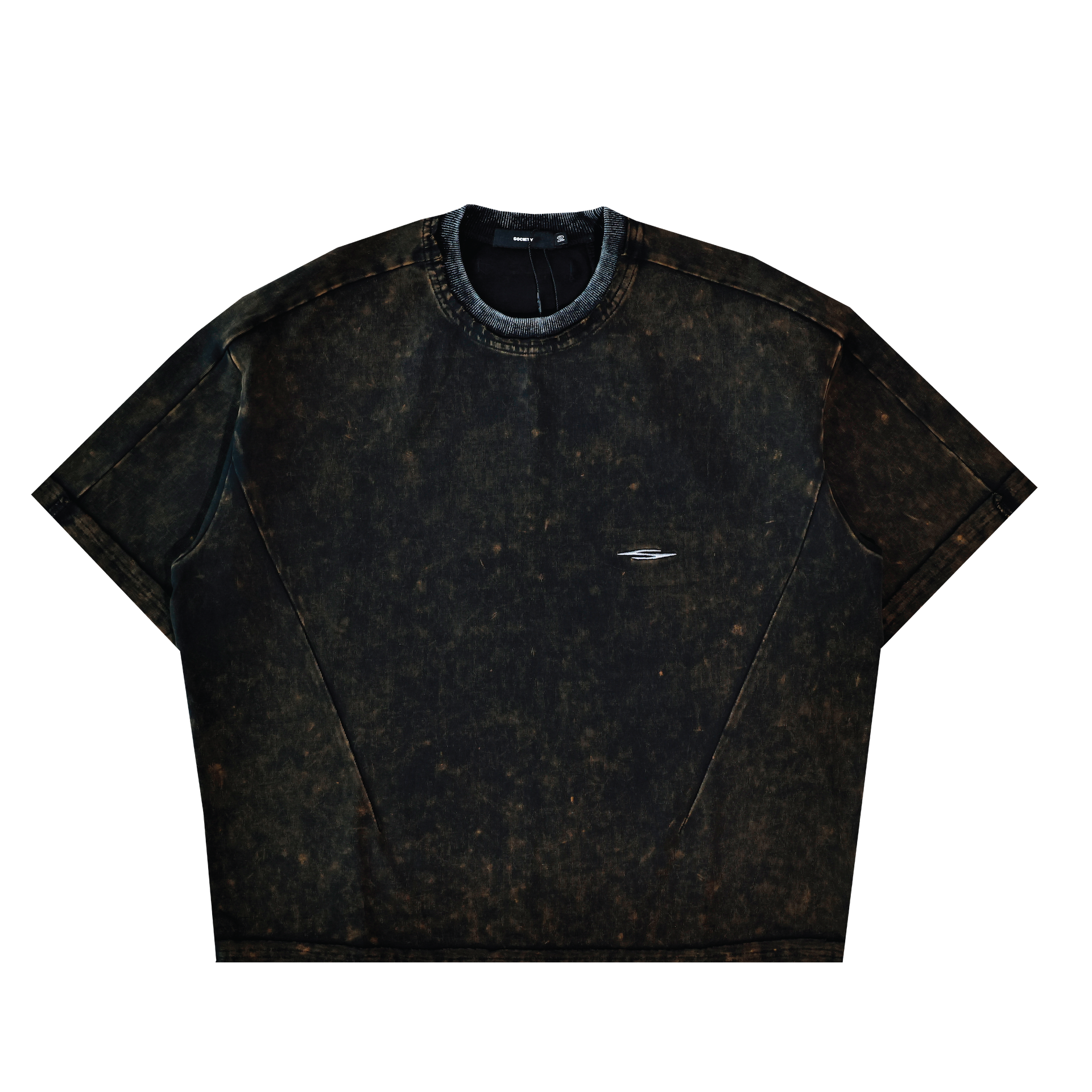 SOCIETY | Aerodyne Int Cropped Tee Grey - SWAGANZ