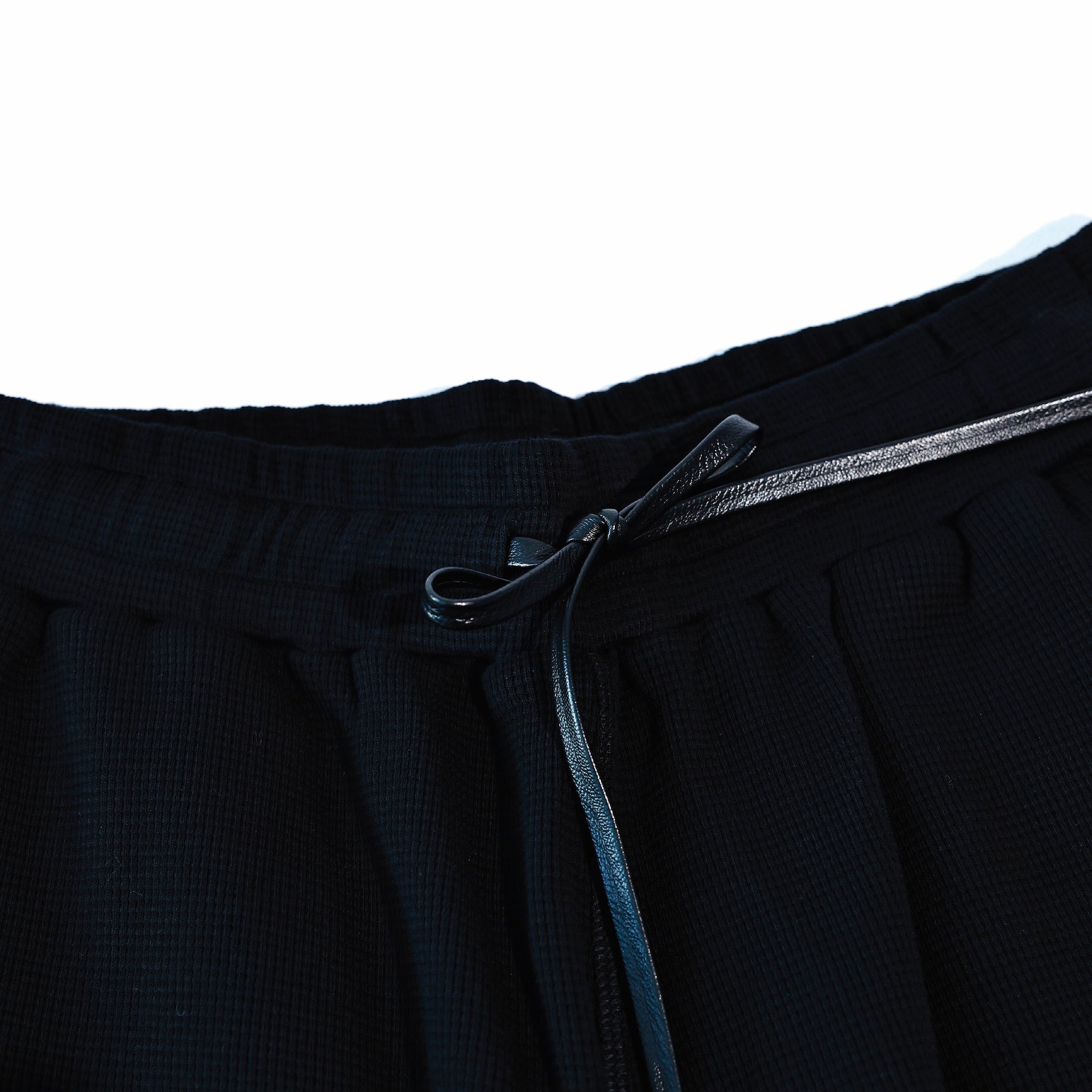 Society | Waffle Shorts Black - SWAGANZ
